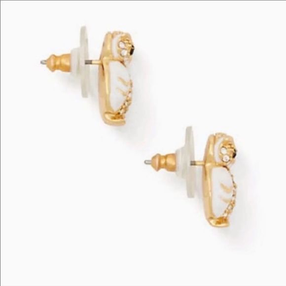 Kate Spade Starbright Owl Earrings - Picture 2 of 5